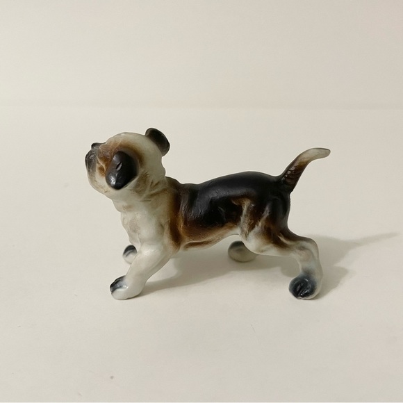 Vintage Lot of 2 Bulldog Porcelain Figurines - Picture 3 of 13